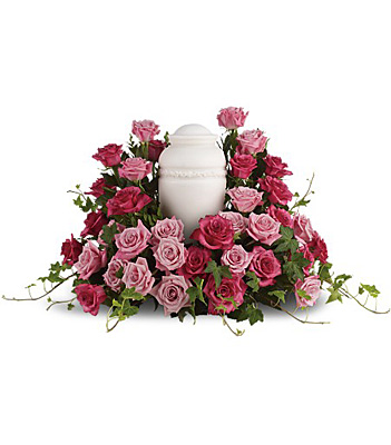 Bed of Pink Roses from Rees Flowers & Gifts in Gahanna, OH